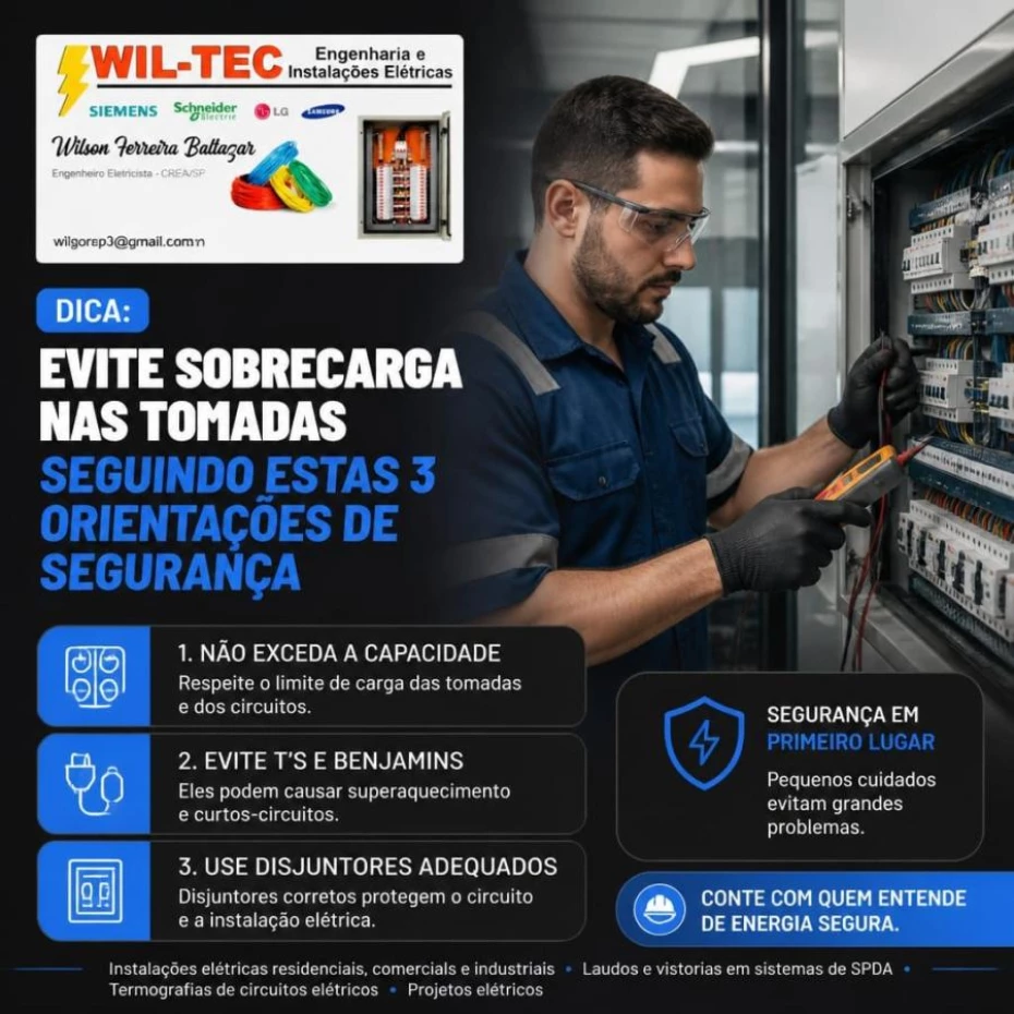 Foto 1:  — Wil Tec Engenharia e Instalações Elétricas 